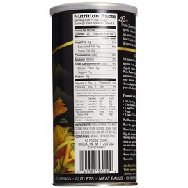 4C, Japanese Style Panko Breadcrumbs, Plain, 8oz Canister (Pack of 6)
