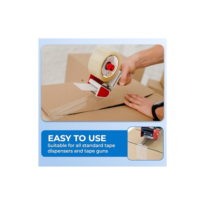 Double Dragon Clear Packaging Tape – 48mm wide, 66m long