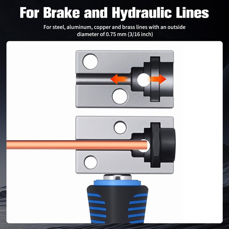 VexNook Brake Line Flaring Device for DIN Flares, Flaring Device,