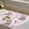WRAPAHOLIC 50 Sheets Toile Floral Paper Place Mats - 13