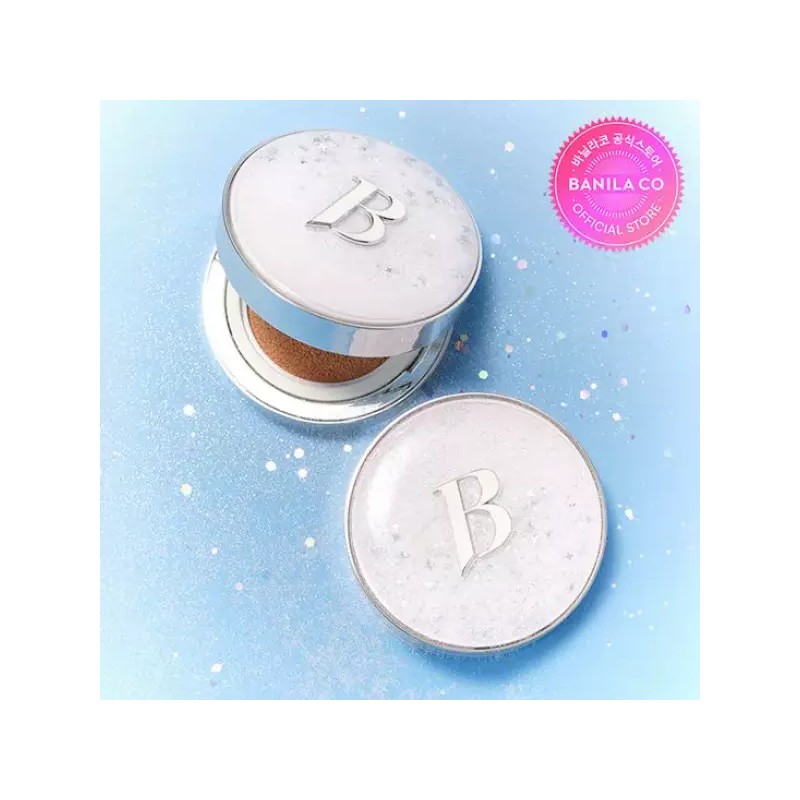 Banila Co. [더블쿠폰5%][바닐라코/화이트 홀리데이] 화이트/모이스처 쿠션 (케이스+리필) [화이트 홀리데이 쿠션