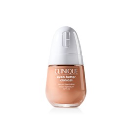 Clinique Even Better Clinical Serum Full Coverage Hydrating Foundation Broad Spectrum SPF 25 With Vitamin C, Salicylic Acid + Hyaluronic Acid For Oily Skin Types, Vanilla