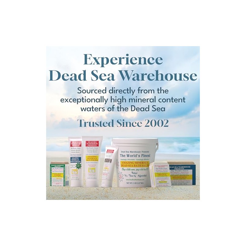 Dead Sea Warehouse Barra Cuidado Facial Combinada Amazing Minerals Jabón