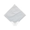 CTM - Pañuelo de encaje de mariposa para mujer, Blanco,