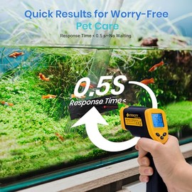 Etekcity Lasergrip 1080 Termómetro pistola de temperatura infrarrojo láser digital sin contacto, -58   1022  (-50   550 ), Amarillo y Negro           