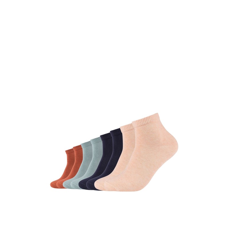 s.Oliver Unisex Short Socks Pack of 8, nature melange