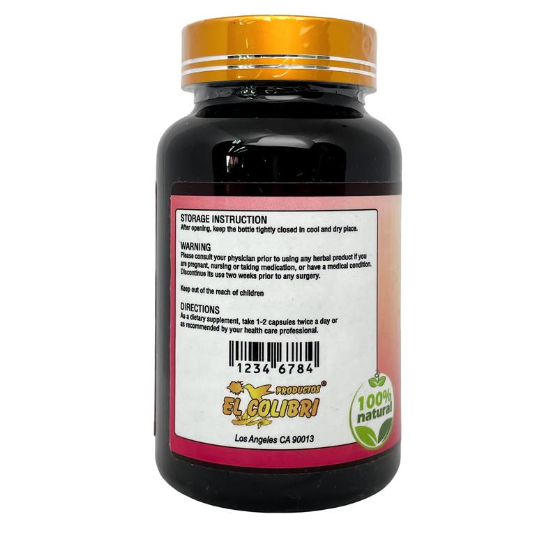 Productos El Colibri Espino Blanco (Hawthorn Flower Extract) 900mg