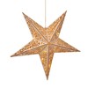 Wooden Star with Remote Control 40 cm LED Illuminated Star