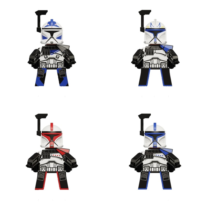 JsLTCustoms 501st Phase 1 ARC Clone Troopers Muunilinst 10 Army