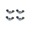 Wing Nuts Wing Nuts Galvanised M6 Pack of 4 (0020)
