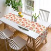 Nepnuser Peach Table Runner Sweet Peach Party Decoration Summer Fruit