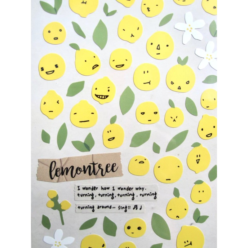 Suatelier Lemon Tree Sticker Sheet~KAWAII!!