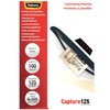 Fellowes Capture 65x95mm 125 Micron Glossy Laminating Pouches (Pack of