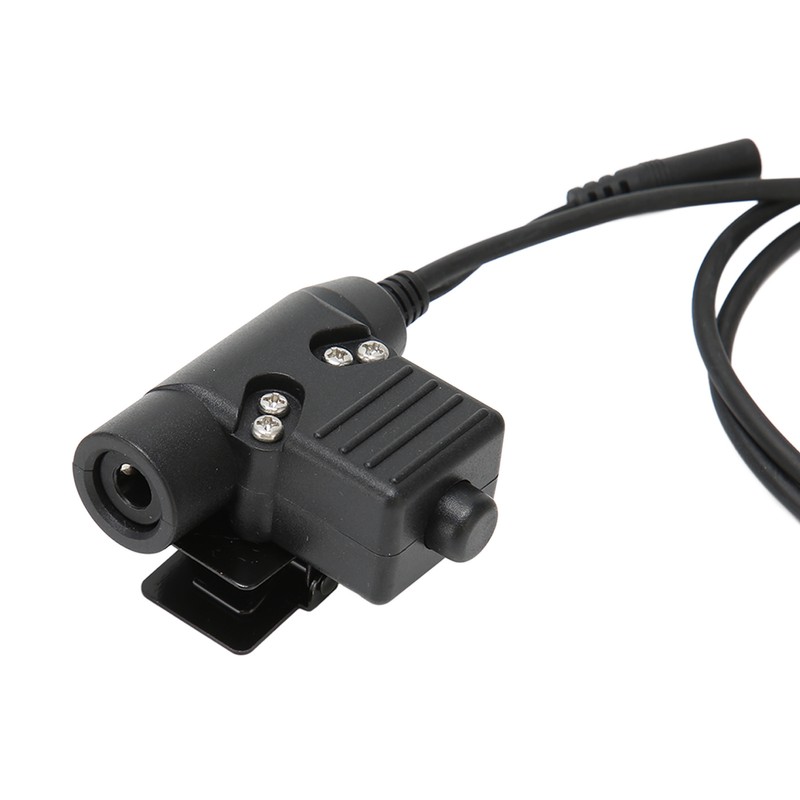 PTT Adapter with 90cm Cable Push to Talk Portable Headset