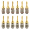 Nakamichi FanLock Excel Series 24K Gold Plated Banana Plug, 10AWG