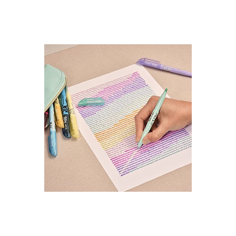 Pilot Frixion Light Erasable Highlighter - Yellow, Pack of 12