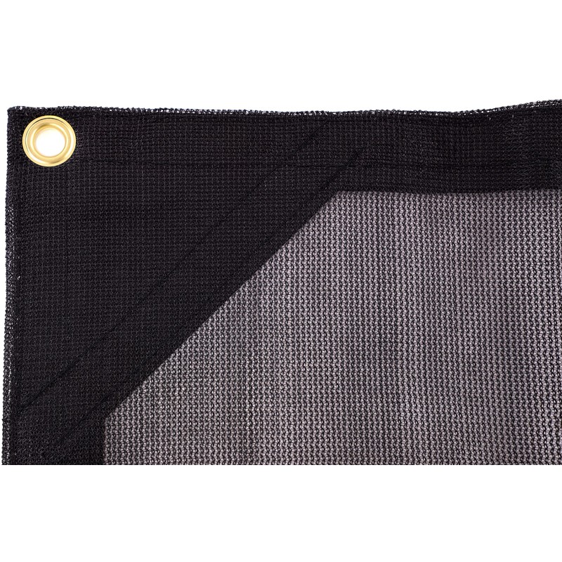 Kotap 8 x 14 Ft. Shade/Truck Black Mesh Tarp for