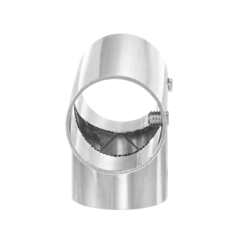 M METERXITY 4-Pack Structural Pipe Connector, Tee Pipe Fittings Stainless