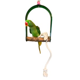 Polly's Hardwood Arch Swing for Birds, Large