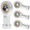 QWORK Pack of 4 6 mm Joint Head Spherical Bearings,