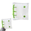 happykau Sticker Pad 3 Holes Mini Binder 4 Pages Inside