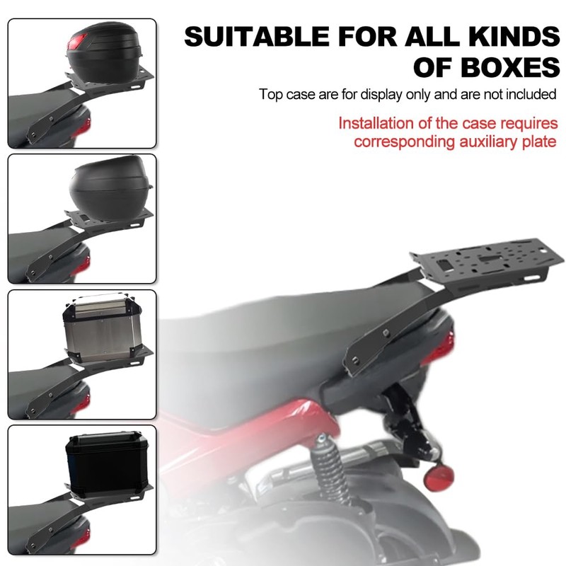 Xitomer Motorcycle Rear Luggage Rack Carrier Compatible with Navi 110