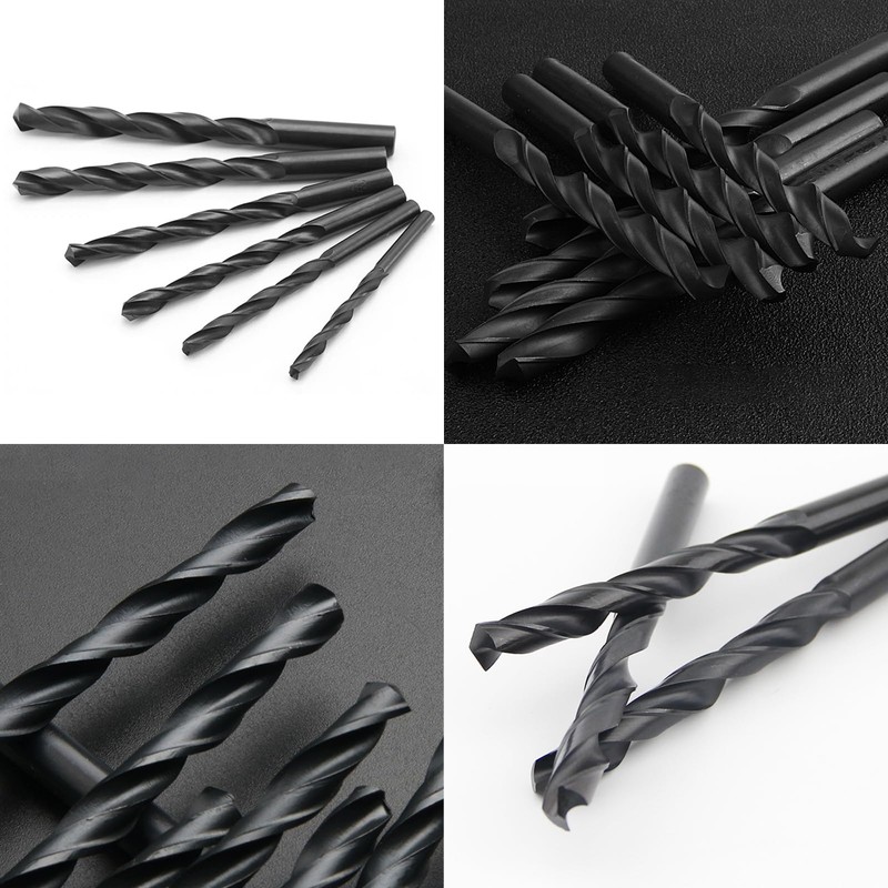 Misuyue 6.5mm HSS Metal Drill Bits, 6pcs Carbide Drilling Bit
