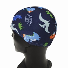 Swimming Cap, Kids, Boys, Swimming Cap, Elementary School Student, Pool Cap, Pool Cap, UV Protection, Swimming Pool Hat (Dinosaur)