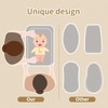 Wipeable Waterproof Baby Changing Pad, Large PU Diaper Pad for
