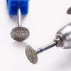 minkissy 3 Pcs Nail Polisher Diamond Tipped Drill Bit Cuticle