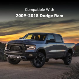 KARPAL Headlight Mounting Bracket Panel Compatible with 2009-2020 Dodge Ram, Passenger Right Side Replacement CH2509108