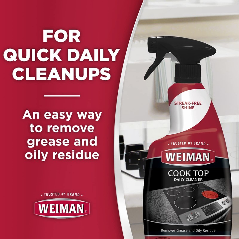 Weiman Disinfecting Stovetop Cleaner & Stainless Steel Cleaner - 22