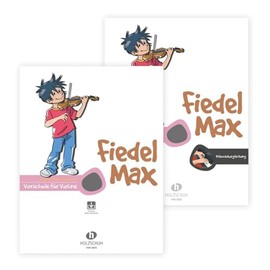 Fiedel-Max Preschool and Piano Accompaniment Preschool (VHR 3800, VHR 3805, 9783920470412, 9783920470467) + soundman Rosin (Starter Set)
