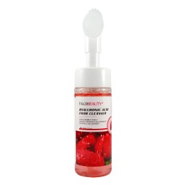 Espuma Facial Favorbeauty Fresa Con Cepillo Silicona Tipos Piel Noche