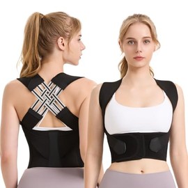 VOKOKOYA Back Brace Posture Corrector for Women and Men,Adjustable Shoulder Straightener,Used for correcting posture and scoliosis
