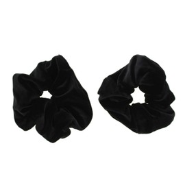 Zac's Alter Ego Pair of Luxurious Velvet Hair Scrunchies - Variety of Colours