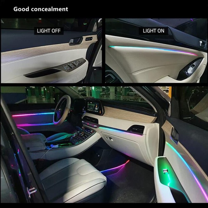 Car Interior led Ambient Lighting, Symphony RGB Car LED Strip
