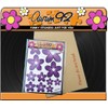 Purple Daisy Car Stickers - Pack of 30