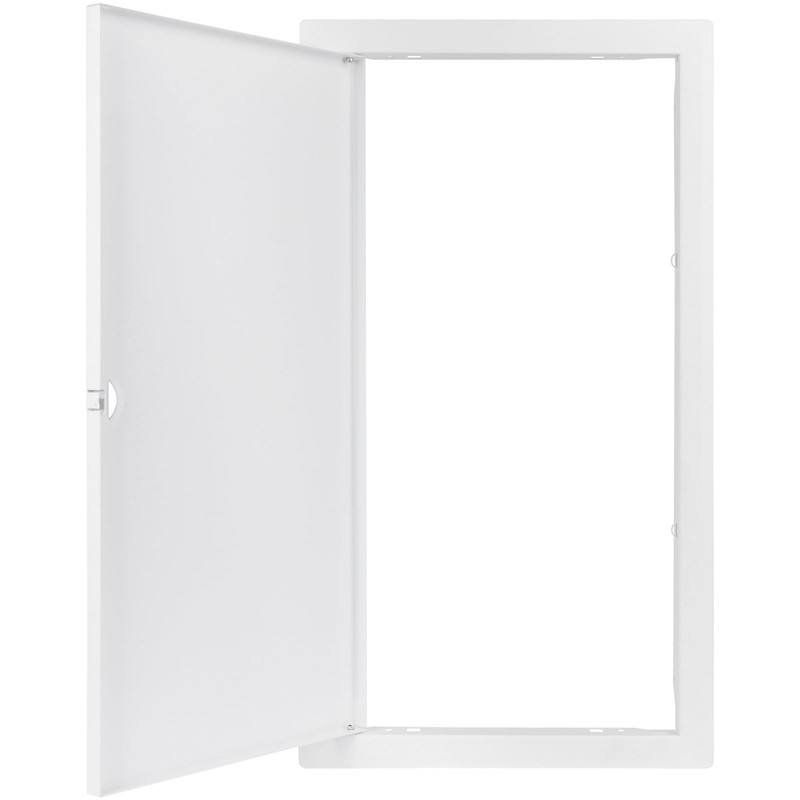 HVAC OV 10 x 20 Inch White Rectangular Metal Plumbing