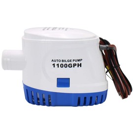 creatorele Submersible Marine Auto Boat Bilge Pump 1100GPH Electric Boat Plumbing Automatic 12V