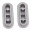 TEHAUX 2pcs Toilet Seat Padding Kit Antislip Gasket Bumper Toilet