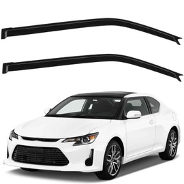 Side Window Deflectors Rain Guards Vent Window Visors for Scion tC 2011-2016 Front