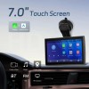 CFRIATO Wireless Apple Carplay Screen for Car Android Auto Portable