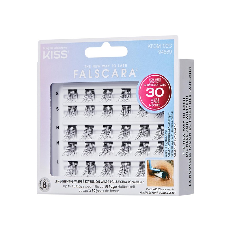 FALSCARA Collection DIY Eyelash Extension Multipack, Feather-Light Eyelash Fibres, 30