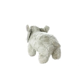 MIGHTY- Safari Elephant - Squeaker-Multiple Layers. Made Durable, Strong & Tough. Interactive Play Dog Toy (Tug, Toss & Fetch). Machine Washable & Floats. (Regular Gray)