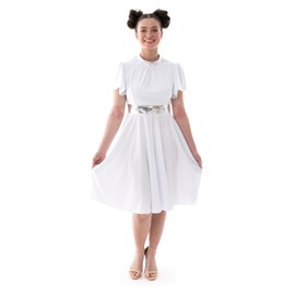 Little Adventures Glactic Princess Twirl Dress-Up Costume for Adult Women - Machine Washable Cosplay Dresses (Adult Size 8)