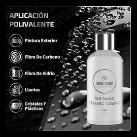 Magic Shield Recubrimiento Cerámico PRO 10H - Auto Reparador | Protección Avanzada SiO2 Duradera | Aplicación Fácil | Brillo Intenso | Ideal para Auto