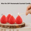 Large 3D Strawberry Silicone Mold Vivid Strawberry Fruit Chocolate Candy