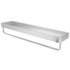 Space Aluminum Bathroom Shelf Punch Free Wall Mounted Floating Bathroom