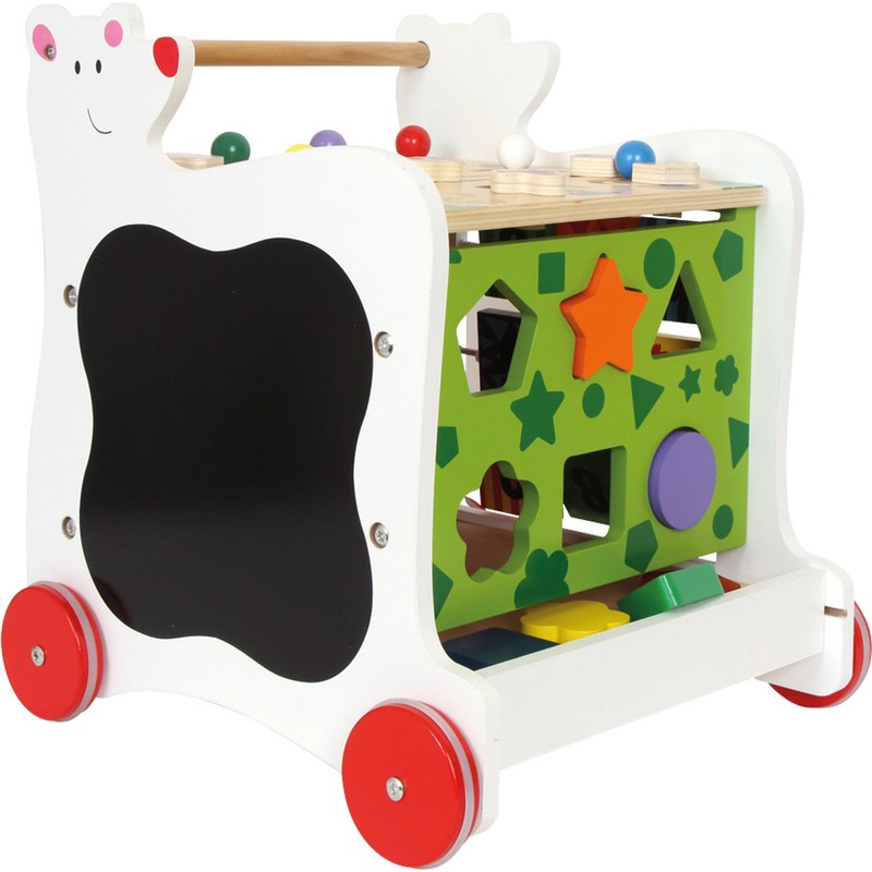 Small Foot Wooden Toys - Wooden Baby Bear Walker